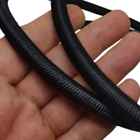10 mm Lastik iplik Siyah Renk