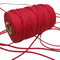 1.5 mm Paracord İp , Paracord Aksesuar Bileklik İpi Kırmızı Renk