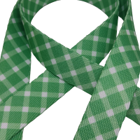 20 mm  Polyester Kolon Çapa Ekose Yeşil Model 