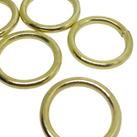 Paracord Anahtarlık ve Pet Tasma Halka Kaynaklı 3 cm Gold 5 mm Kalınlık