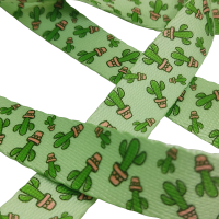 20 mm Polyester Baskılı Kolon Kaktüs Desen 