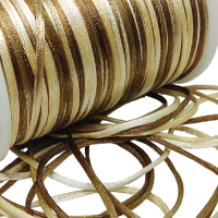 Floş ip ( Sıçan Kuyruğu ) 2 mm Ebruli Kahve Renk