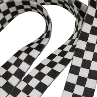 20 mm Recycled Baskılı Kolon Siyah Beyaz Flama Desen 