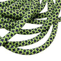 4 mm Paracord İp Kristal Desen Neon YEŞİL Mor Renk  