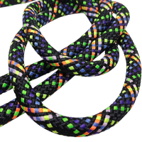 Paracord İp 10 mm Siyah Ebruli Renk Model 