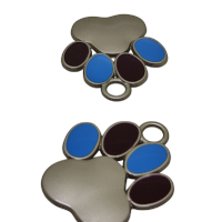 Paracord Aksesuar Pati Künye Bordo Mavi