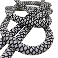 Paracord İp 10 mm Kristal Desen Siyah Renk