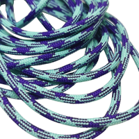 4 mm Paracord İp Cam Göbeği Mavi Renk