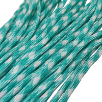 4 mm Paracord İp Turkuaz Yeşil Beyaz Renk