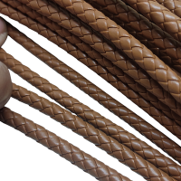 7 mm Suni Deri Tüp Örgü Taba Renk