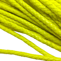 7 mm Suni Deri Tüp Örgü Neon Sarı Renk
