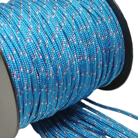 2 mm Paracord İp Bordo Mavi Renk 45 Metre Makara Sargı