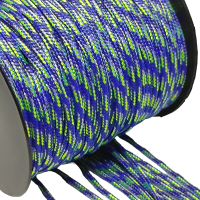 2 mm Paracord İp Mavi Neon Sarı Renk 45 Metre Makara Sargı