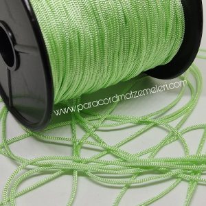 Paracord Bileklik Aksesuar Makrome İpi 1 mm Fıstık Yeşil Renk - Görsel 1