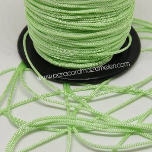 Paracord Bileklik Aksesuar Makrome İpi 1 mm Fıstık Yeşil Renk - Görsel 2
