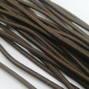 Lastik İplik 3 mm Koyu Kahve Renk - Görsel 1