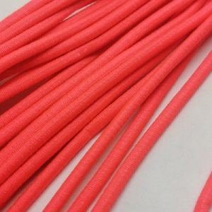 Lastik İplik 3 mm Neon Kırmızı Renk - Görsel 2