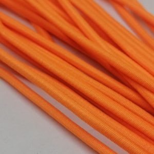 Lastik İplik 3 mm Neon Turuncu Renk - Görsel 1