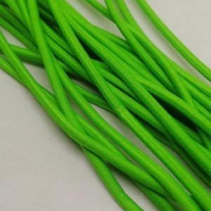 Lastik İplik 3 mm Neon Yeşil Renk - Görsel 1