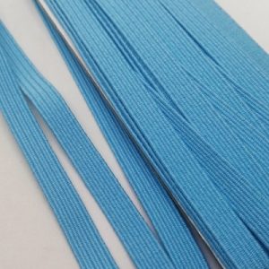 Yassı Lastik İplik 10 mm Açık Mavi Renk - Görsel 1