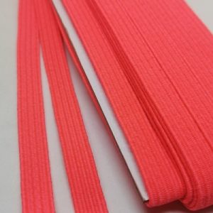 Yassı Lastik İplik 10 mm Neon Kırmızı Renk - Görsel 2