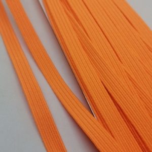 Yassı Lastik İplik 10 mm Neon Turuncu Renk - Görsel 1