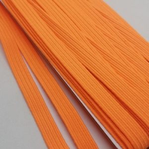 Yassı Lastik İplik 10 mm Neon Turuncu Renk - Görsel 2