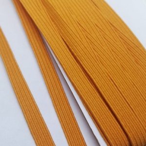 Yassı Lastik İplik 10 mm Turuncu Renk - Görsel 2