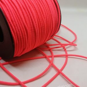 Lastik İplik 1,5 mm Neon Kırmızı Renk - Görsel 1