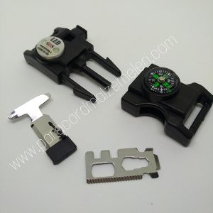 Ateş Başlatıcı,LED Işıklı, Pusula,2 Adet Metal Aparatlı ve Düdük Özellikli Klips - Görsel 4