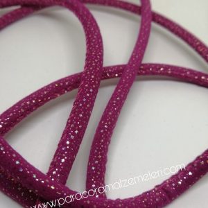 Bileklik ve Boyun Askı Kordon İpi Şeker Pembe Renk - Görsel 3