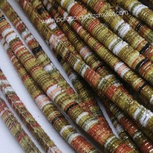 Bileklik ve Boyun Askı Kordon İpi Simli Haki Yeşil Kahve Renk - Görsel 1