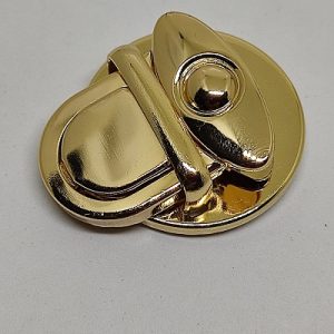 Çanta Aksesuar Kilit Yuvarlak Model Gold Renk - Görsel 1
