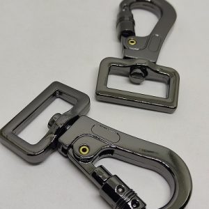 Paracord Anahtarlık Ve Pet Tasma Kanca Karabina Model Nikel Siyah Renk  - Görsel 4