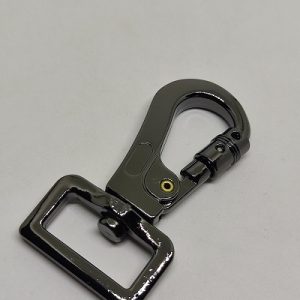 Paracord Anahtarlık Ve Pet Tasma Kanca Karabina Model Nikel Siyah Renk  - Görsel 2