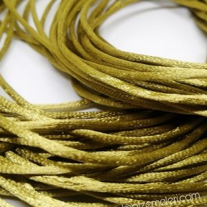 Floş ip ( Sıçan Kuyruğu )  2 mm Gold Mat Renk 20 Metre Medium Paket - Görsel 2