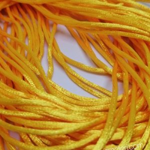 Floş ip ( Sıçan Kuyruğu )  2 mm Gold Turuncu Renk Medium Paket - Görsel 2