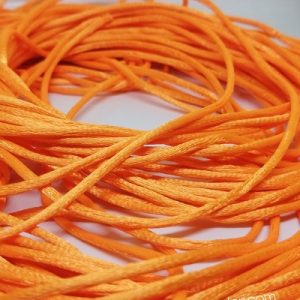 Floş ip ( Sıçan Kuyruğu )  2 mm Turuncu Renk 20 Metre  - Görsel 2