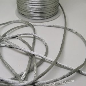 Floş ip ( Sıçan Kuyruğu )  2 mm Gri Renk - Görsel 1