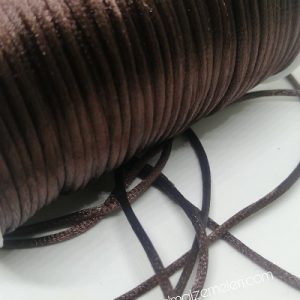 Floş ip ( Sıçan Kuyruğu )  2 mm Kahve Renk - Görsel 2