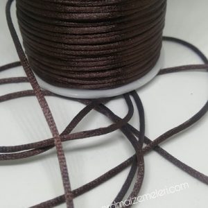 Floş ip ( Sıçan Kuyruğu )  2 mm Kahve Renk - Görsel 1