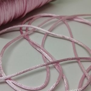 Floş ip ( Sıçan Kuyruğu )  2 mm Uçuk Pembe Renk - Görsel 1