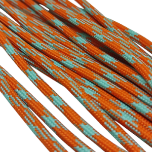 4 mm Paracord İp Cam Göbeği Turuncu Renk   - Görsel 3