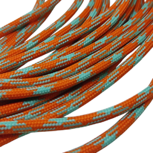 4 mm Paracord İp Cam Göbeği Turuncu Renk   - Görsel 2