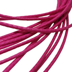 Paracord Bileklik İpi Burgulu Mumlu İp 3 mm Fuşya Renk - Görsel 2