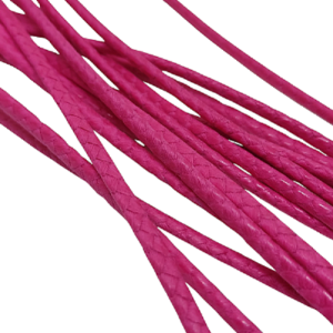 Paracord Bileklik İpi Burgulu Mumlu İp 3 mm Fuşya Renk - Görsel 1