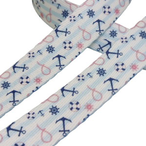 20 mm Polyester Baskılı Kolon Marina Desen  - Görsel 2