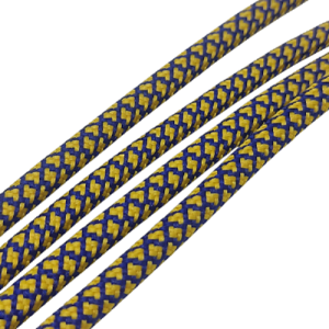 5 mm Paracord ip Kristal Desen Sarı Lacivert Renk - Görsel 2