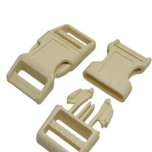 Paracord Pet Tasma ve Çanta Klips  Krem Renk 25 mm - Görsel 3