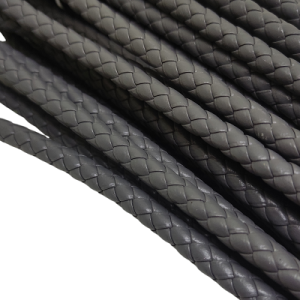 7 mm Suni Deri Tüp Örgü Gri Renk - Görsel 1